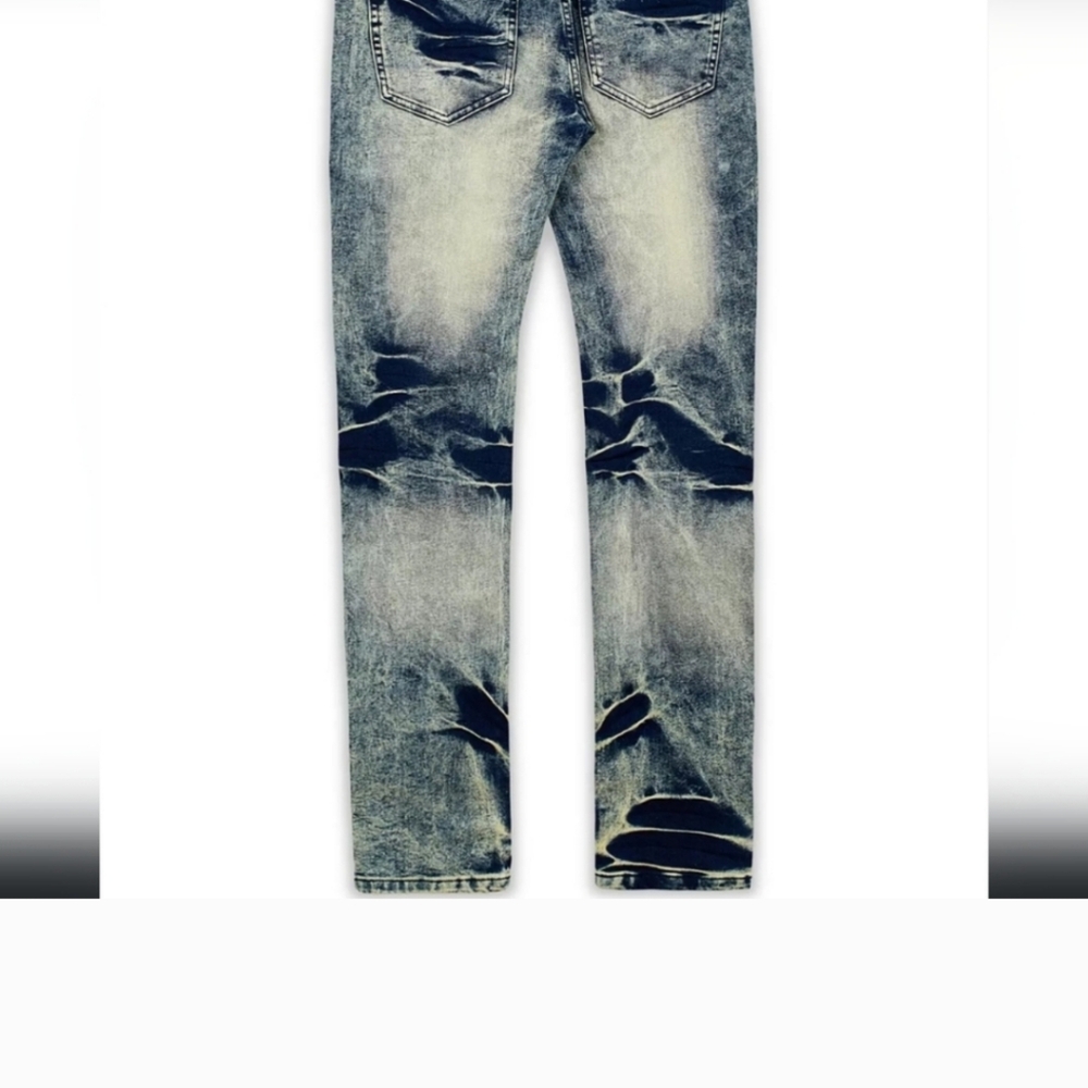 NWT Distressed Men 's Jeans - Picture 3 of 4